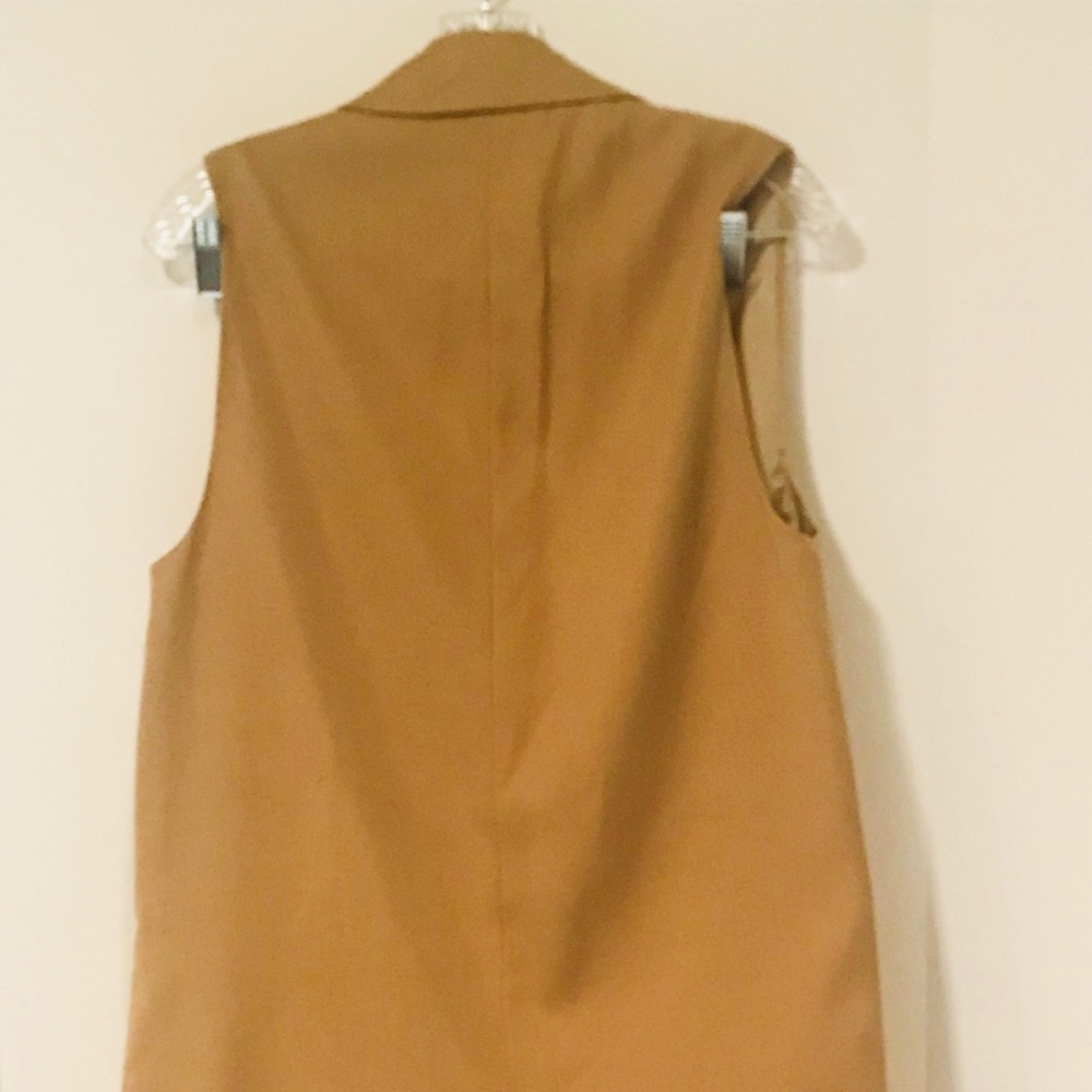 Reese & Riley Chic Tan Vest Duster - Picture 3 of 4